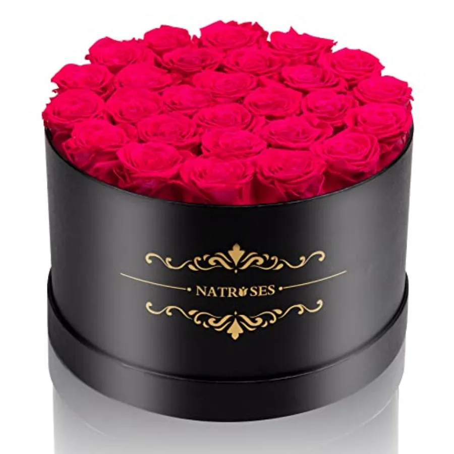 

NAT Pcs Forever Preserved in a Box Preserved Flowers for Delivery Birthday Flowers Gifts for Mothers Day