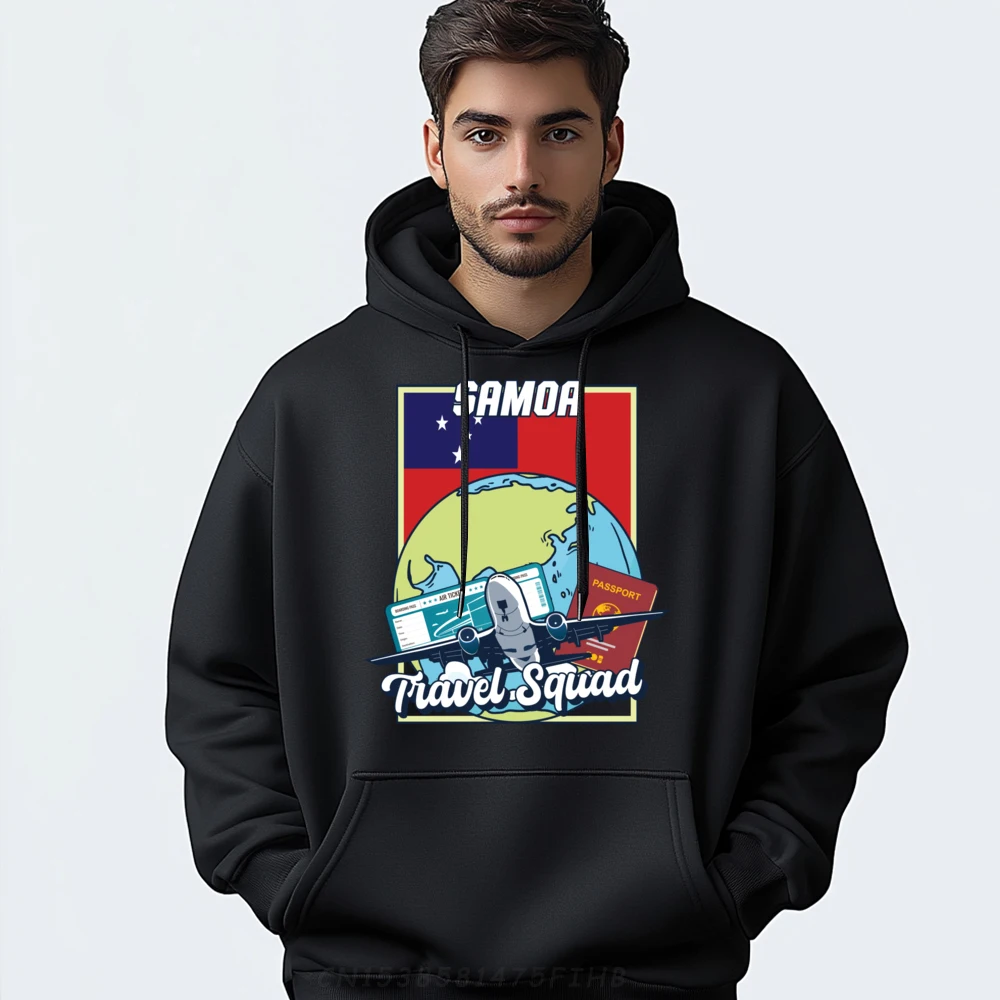 

Samoa Travel Squad Travel Samoa Mens Sweatshirts Graphic Tee Men's Sweatshirts New Years Eve