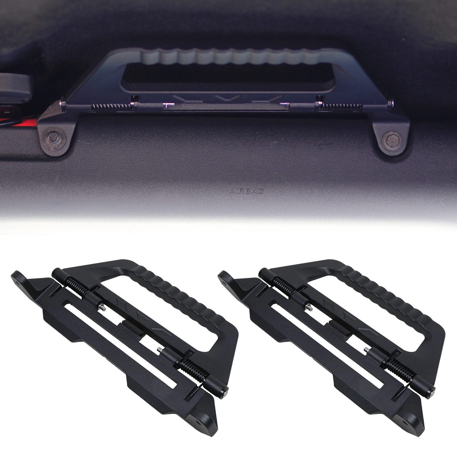 2021-2024 for   Bronco Front Grab Handles Aluminum Interior Kits for Safe Front Seat 2/4 Door Soft & Hard Top Bronco
