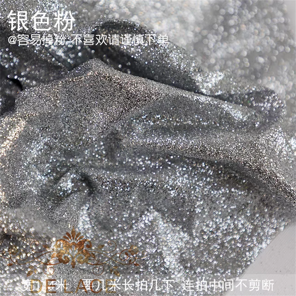 HYF блестящая кружевная ткань для свадебного платья, разноцветная блестящая ткань, вечернее платье, ткань «сделай сам»