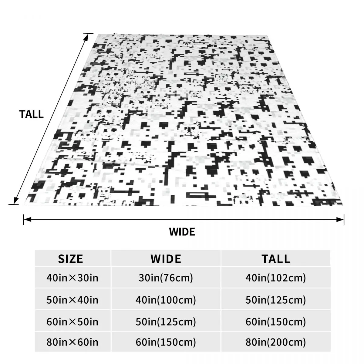 Anti Facial Recognition Blanket Flannel Sofa Throw Blanket Super Soft for Home Bedroom Throws Bedspread Quilt