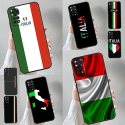 Italy Flag Case For Xiaomi Redmi 13C 12 C 10C 9C Redmi Note 13 Pro 9 10 11 12 Pro 9S 10S 11S 12S Cover