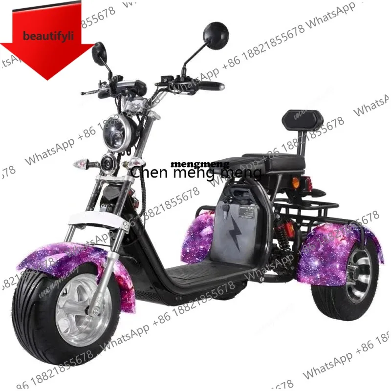 

Электрический мотоцикл D185 Clark: хит продаж, трехколесный скутер Citycoco Coc с широкими шинами, 3000 Вт, EEC, лучший внедорожный электромотоцикл