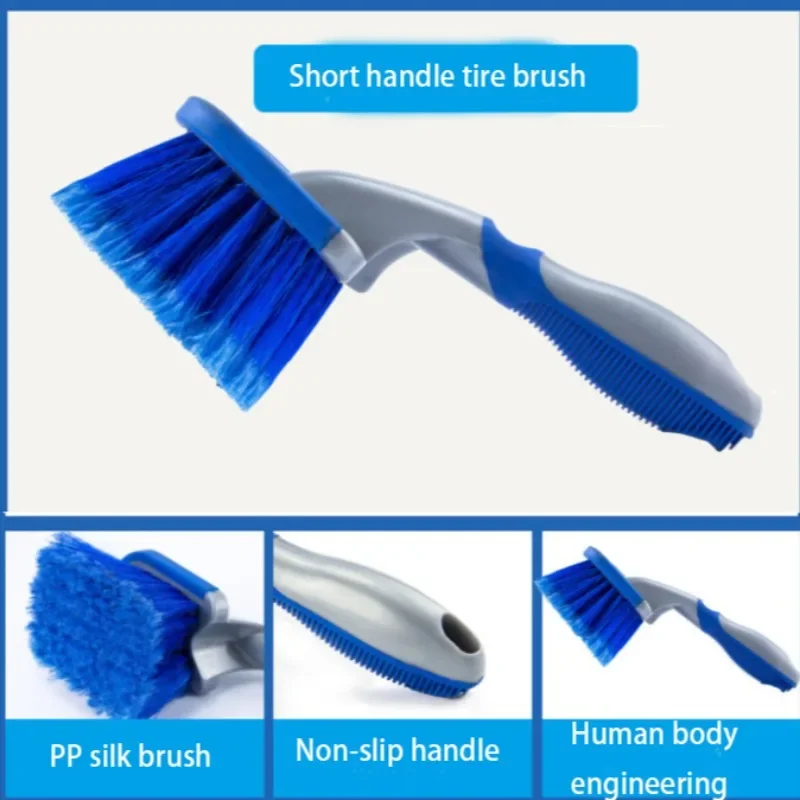 Car cleaning 10 sets of car wash brushes rubber wheel hub brush folding car wash bucket car wash brush set