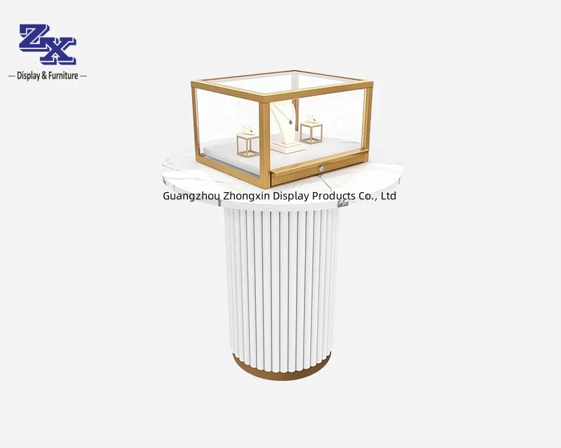 Custom.High End Design Jewelry Display Table Cabinet With Table Top Cases for Jewelry Store Showroom Jewelry Display