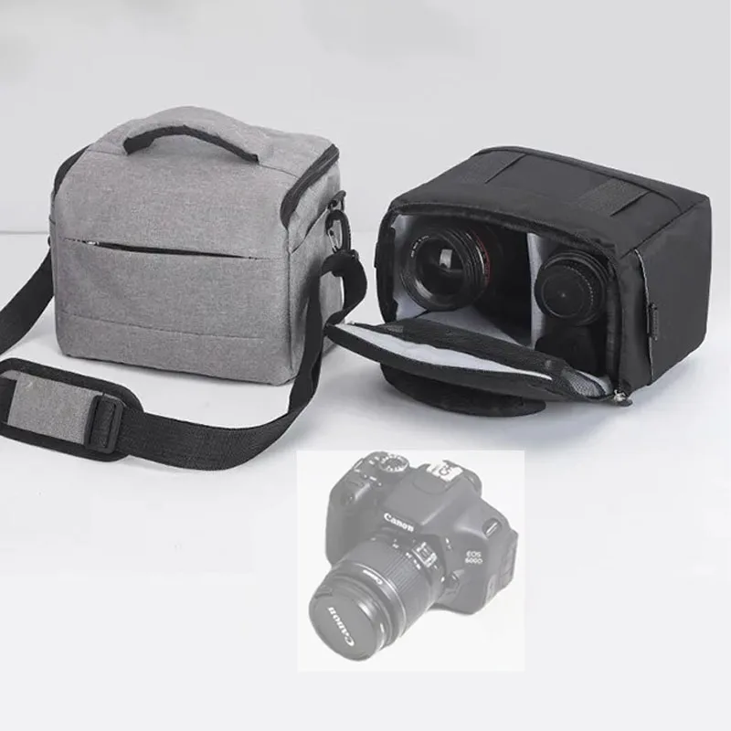 DSLR Camera Bag Handbags Nylon Shoulder Bag Camera Case Portable Cameras Bag for Sony Nikon Canon Panasonic DSLR Camera