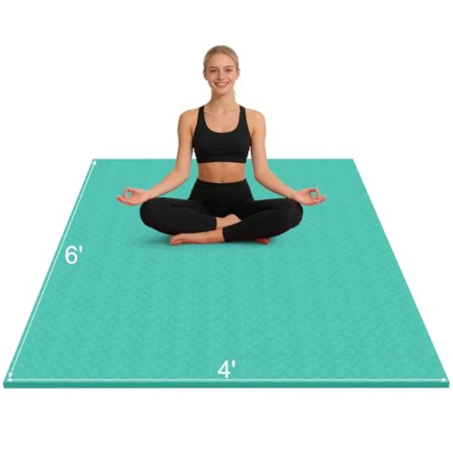 

Gymnastics bar training mat EVA foam blue 6'x4' extra thick for home gym safety and comfort