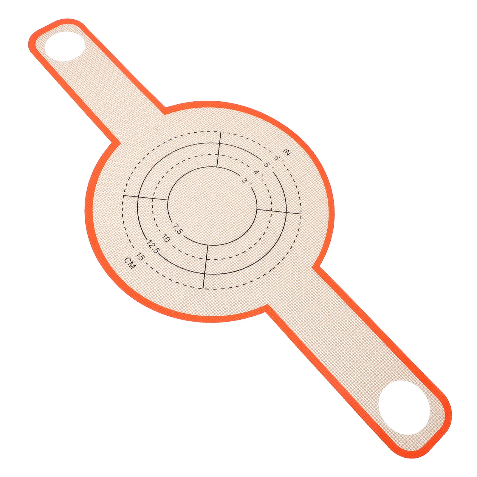 

Baking Mat Reusable Bread Mats Orange Scale Long Handle for Bread Dough Transfer Pastry Mats Perfect Home Bakery