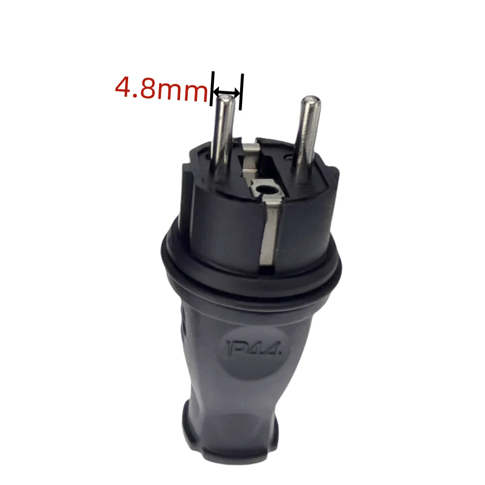 France Waterproof Female Socket 16A Electrical Male Schuko Plug 250V AC Power Adapter 4000W Power Socket Industrial