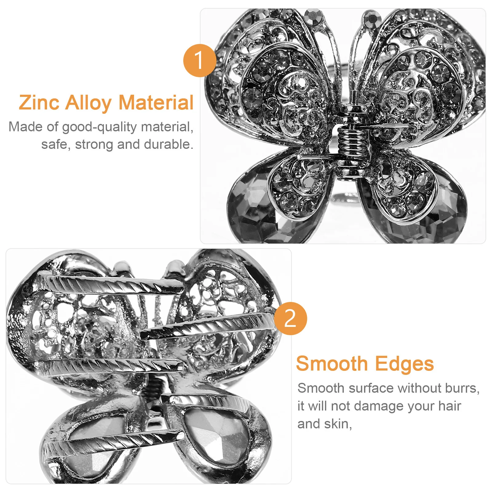 

2 шт., заколка для волос со стразами, изысканный дизайн со стразами для женщин, все прически, вечерние, свадебные, праздничные аксессуары