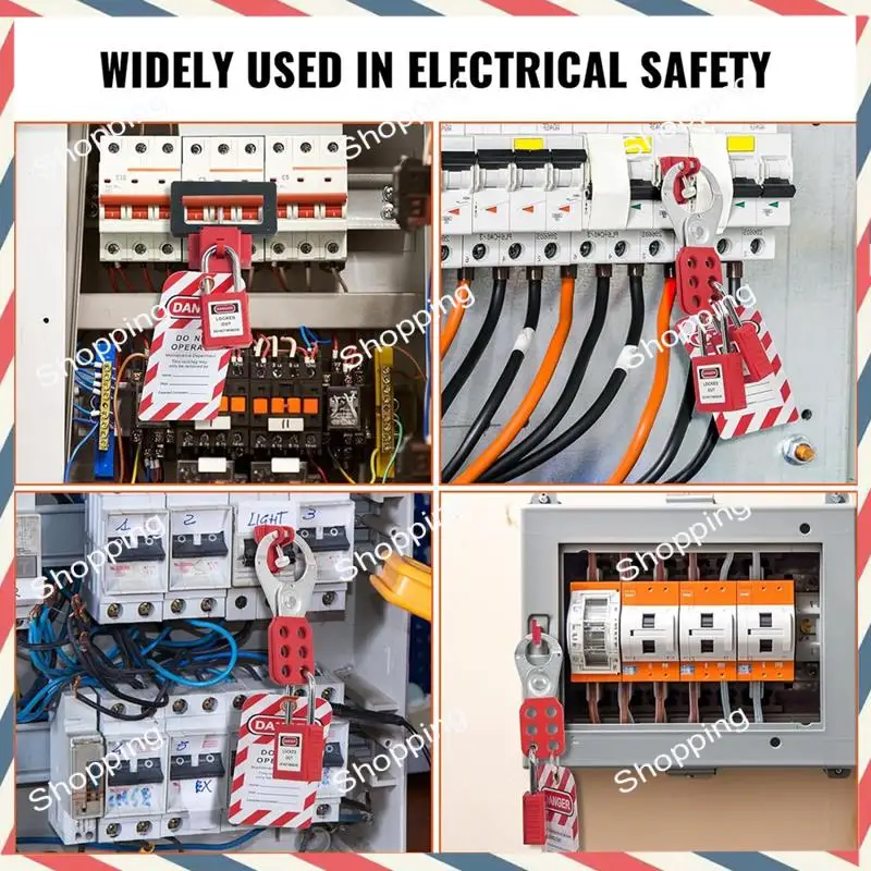 

M20K Electrical Lockout Tagout Kit, 47 PCS Safety Lotokit Circuit Breaker Lockouts, For Industrial, Electric Power