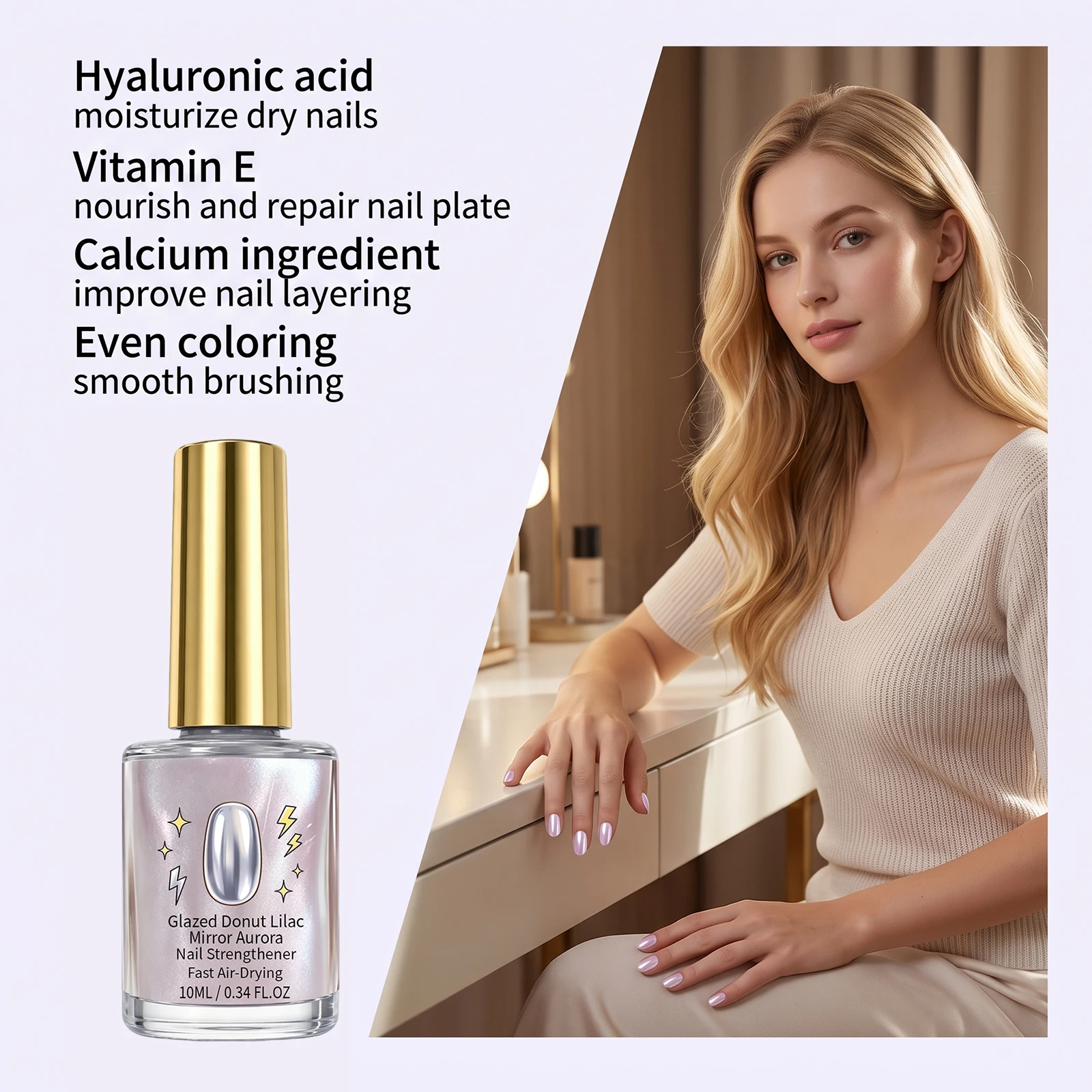 Lakier do paznokci Glazed Lila – Nail Art Lilac recenzja i cena