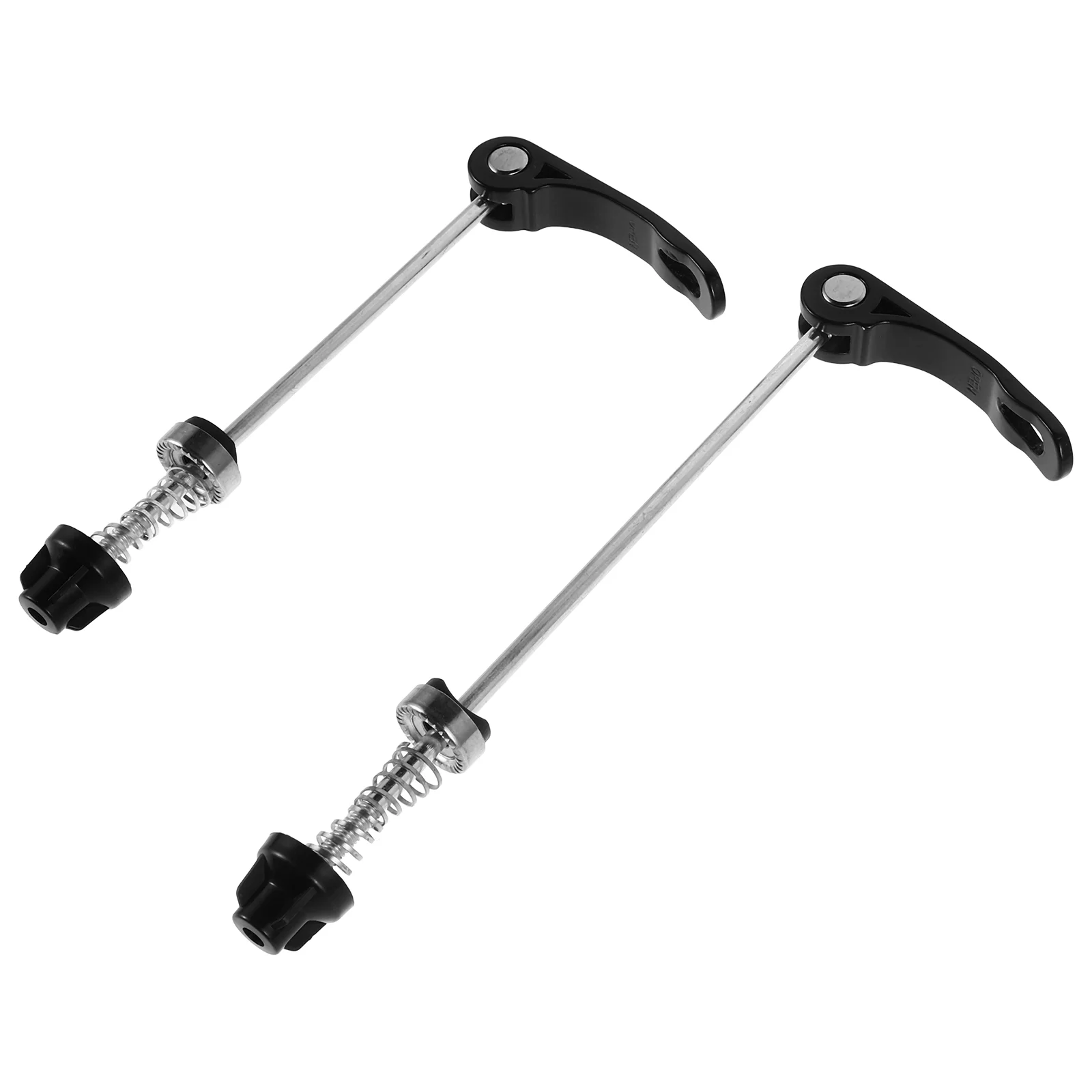 

2 Pcs Bicycle Quick Release Lever Bike Axle Wheel Hub Front and Rear Skewers Springs Axles
