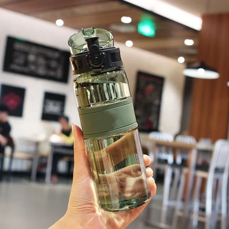 500ML Portable Sport Water Cup Exercise Water Container Large Capacity Student Mug Outdoor Travel Sport Drink Water Bottle