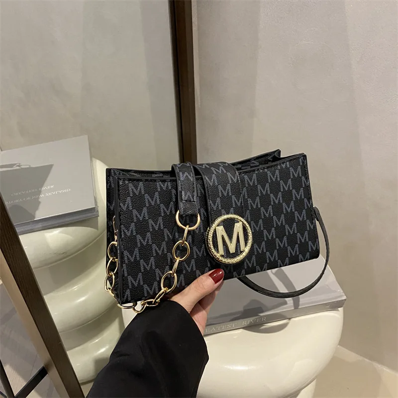 حقيبة مربعة صيفية مطبوعة بحروف محفظة كتف متخصصة للنساء حقيبة كروس أنيقة أنيقة من النهار إلى الليل، حقيبة حبال عصرية #4