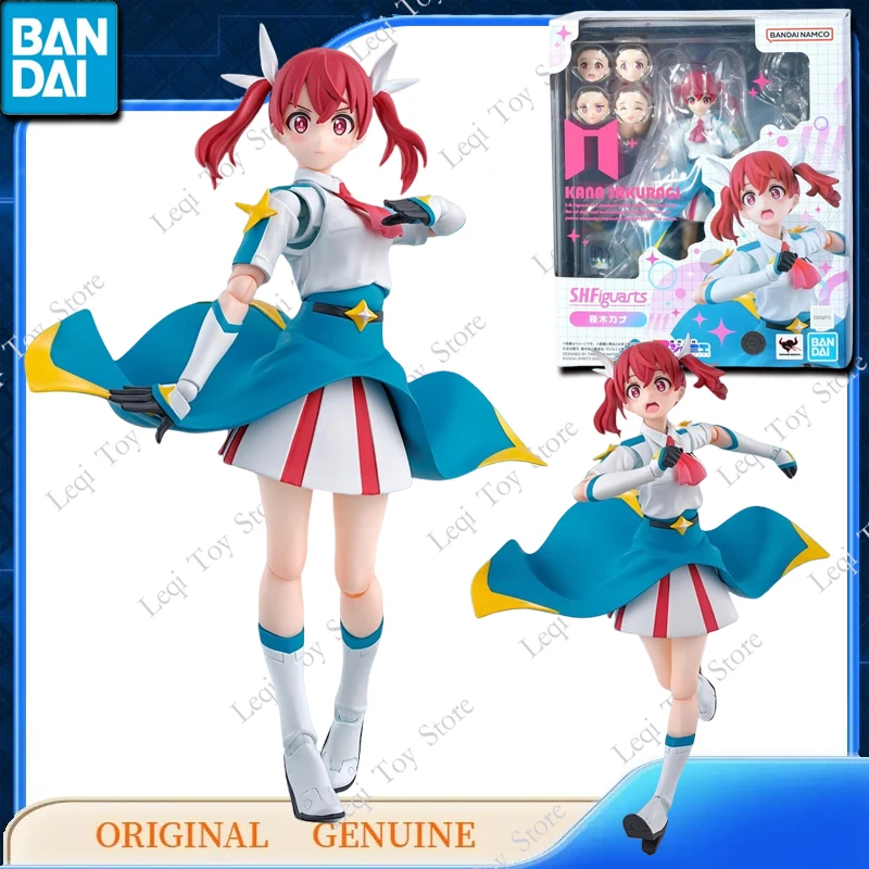 

Bandai Original Genuine SHF KANA SAKURAGI Action Anime Figures Toys Boys Girls Kids Gift Assembly Model Ornaments