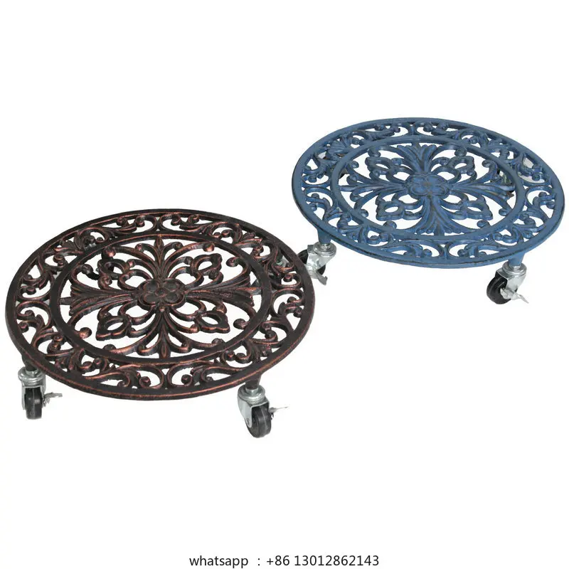 

Поднос для цветочного горшка с универсальным колесом, уличная садовая подставка для цветов на балконе, подвижное основание