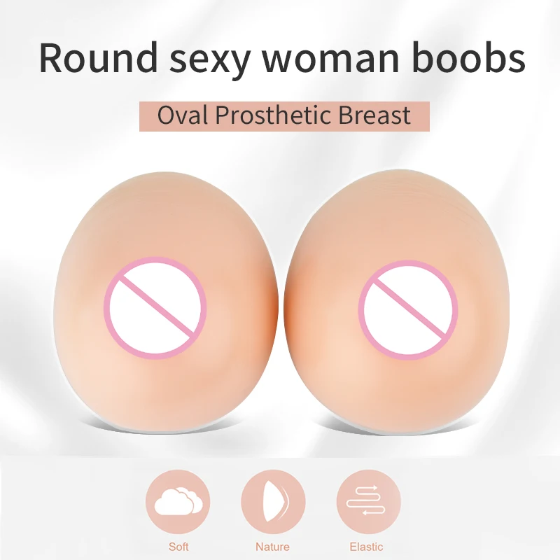 FT Style Realistic Silicone Breast Forms for Enhancement Teardrop Full Shape Big Boobs for Cross Dressers or Shemale