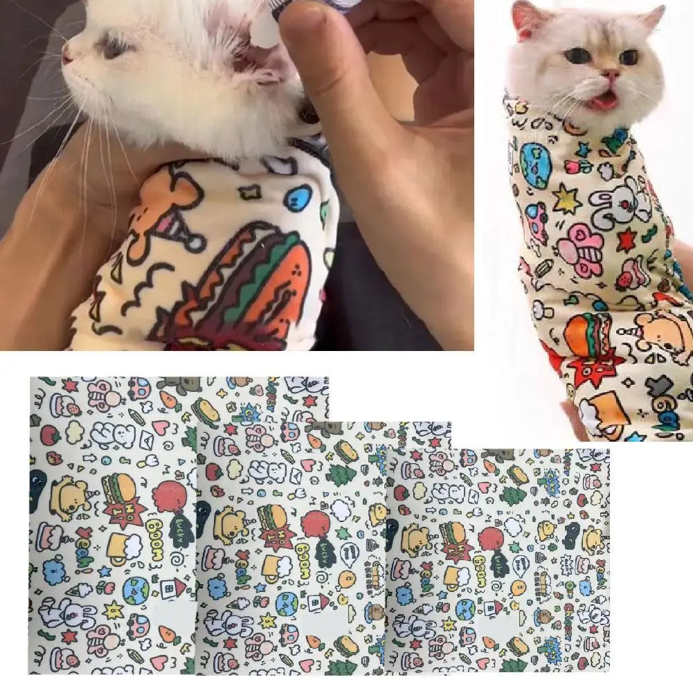 Self Adhesive Cat Wrap Cloth Anti Scratch Bite Escape Pet Grooming Nail Clipping Medicine Calming Tool Multifunctional Fabric