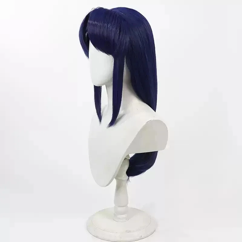 أنيمي رانما 1/2 Akane Tendo زي أزرق داكن مقاوم للحرارة الشعر الاصطناعية حفلة الهالوين تأثيري الباروكات + غطاء شعر مستعار 5؛ c، 8'z، 6.k؛