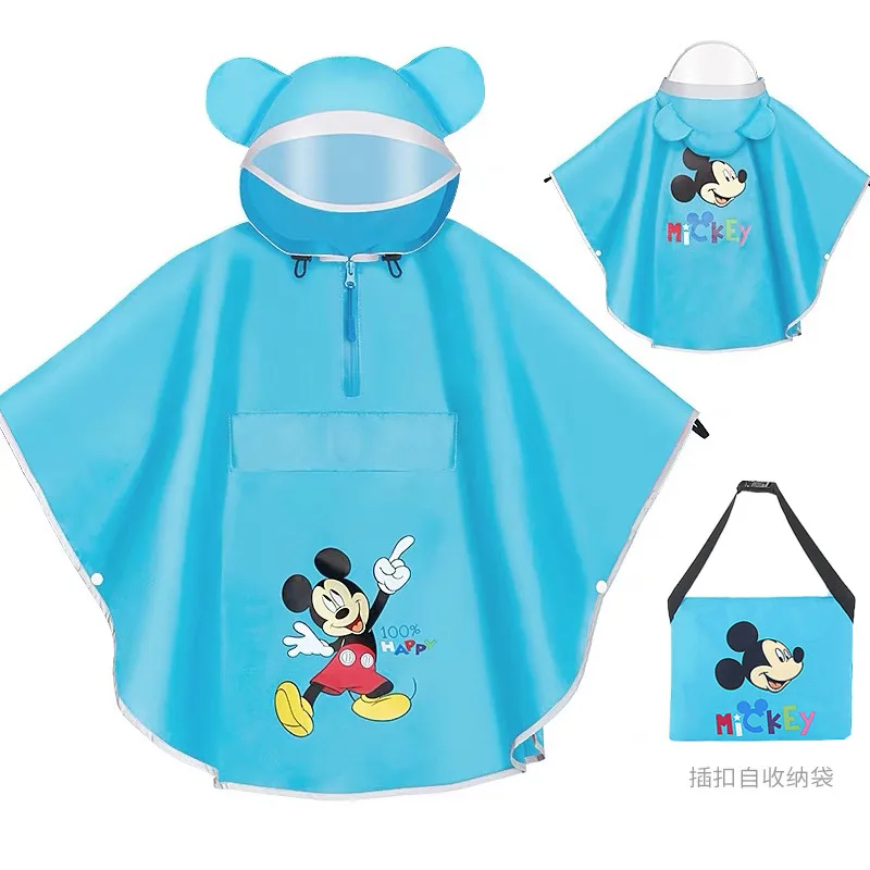 Frozen Rain Poncho Anna Elsa Poncho Kids Raincoat Outdoor Children Girls Cartoon Mickey Rain Rainproof Boys Child Rainsuit Gift