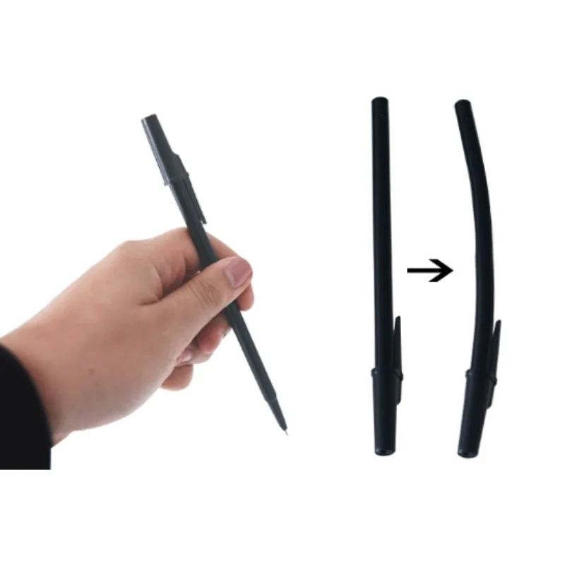 Bendable Pen Magic Tricks Magie Solid Soft Pen Close Up Illusion Gimmick Props Mentalism Easy To Do Magician Magia Games Funny