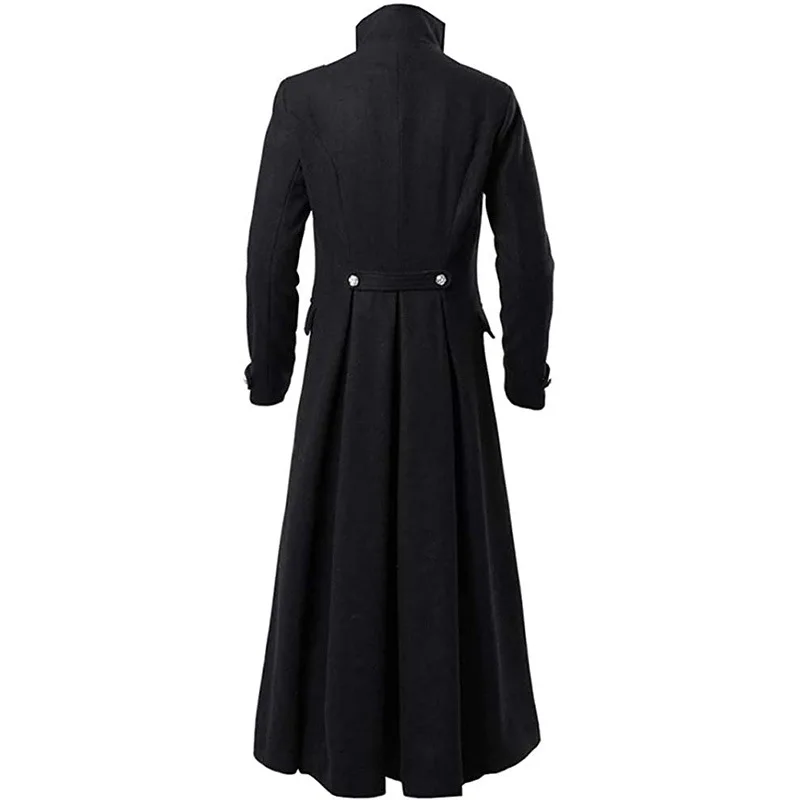 Man Mid-century Steampunk Retro Jacket Gothic Victorian Coat
