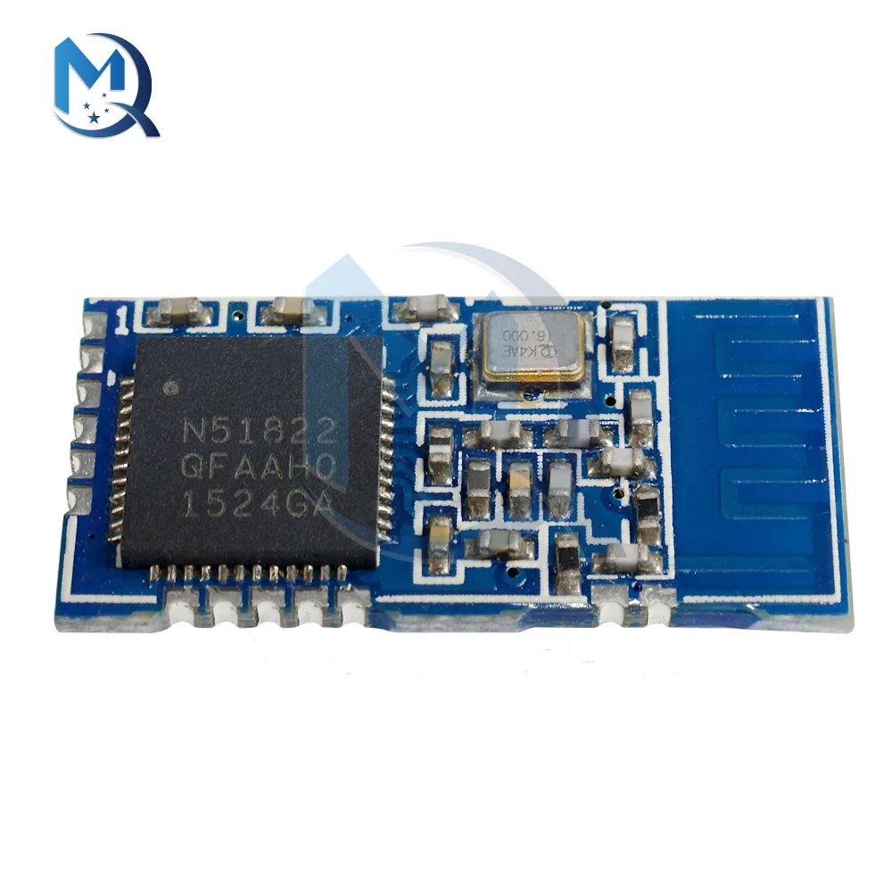 NRF51822-04 Konsumsi Daya Rendah 3.3V Mini Pada Perintah BLE 4.0 WIFI Modul Bluetooth Nirkabel TTL UART Antarmuka Cadangan