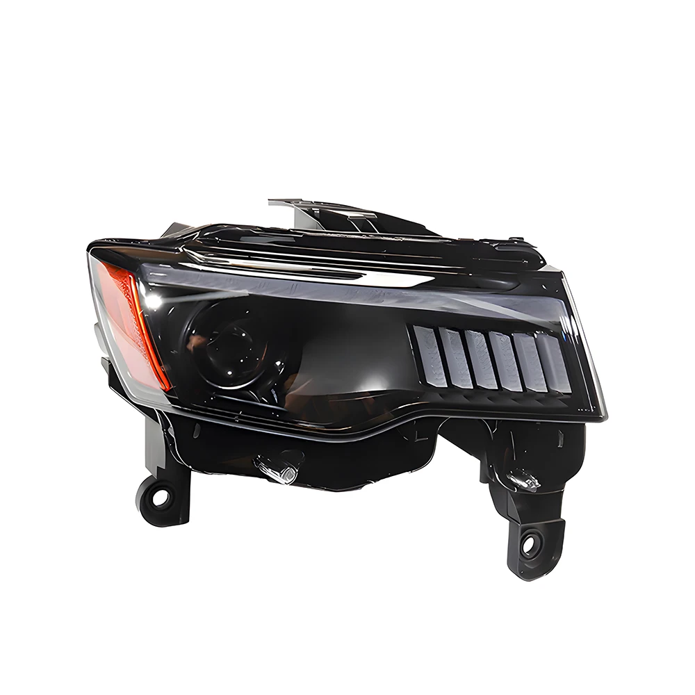 

ATV&UTVFor Jeep Grand Cherokee 2014-2021 Car Front Lamps Dynamic 3 Projector LED Auto Headlights Assembly New 6500k Color Auto A