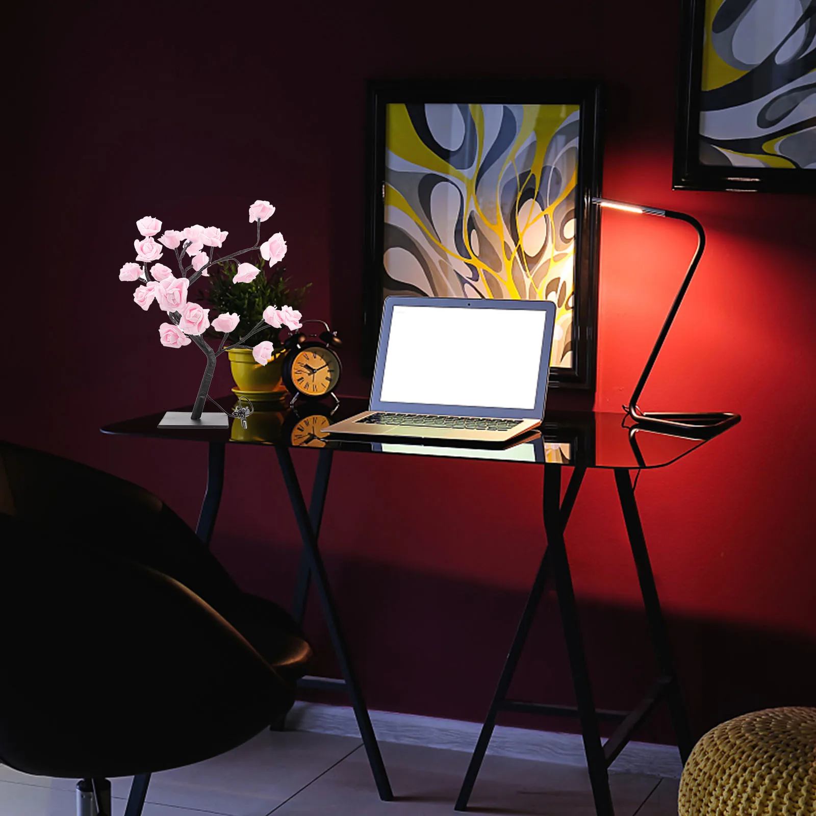 Tree Shape Led Lamp Bedroom Table Lamp Decor Desktop Table Night Light Light Desktop For Home Bar Restaurant