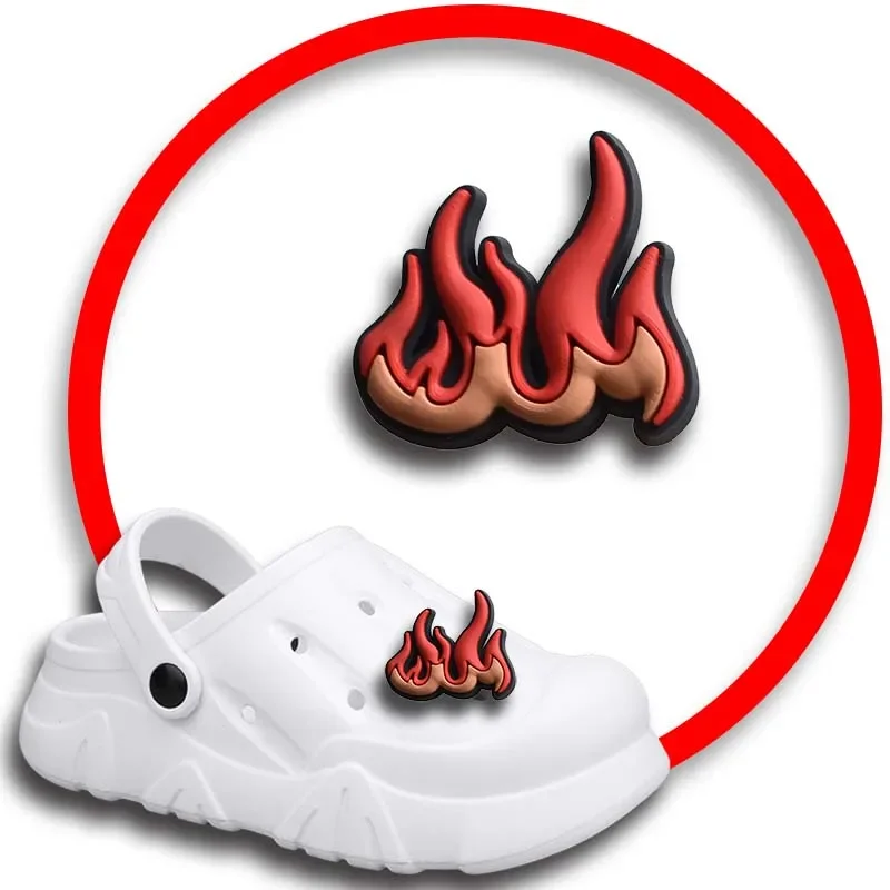 Feuer kontrolle Schuh Charms für Krokodile Sandalen Frauen verstopft Stifte Schuh dekorationen Zubehör Männer Abzeichen Mädchen Kinder Schuhe Zubehör