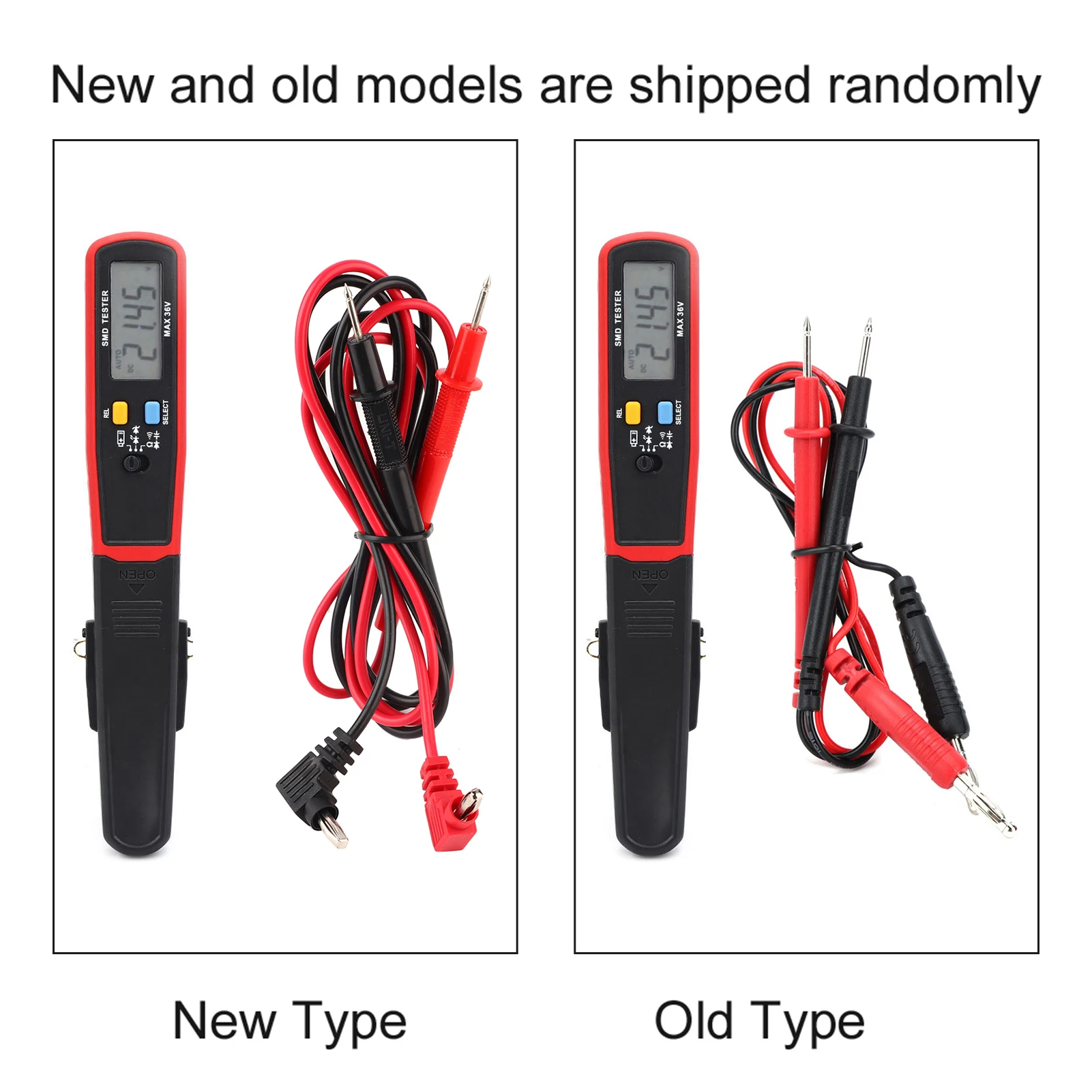 Multímetro Multímetro para herramienta de prueba SMD Probador UT116C para equipos de prueba de multímetro de diodo de capacitancia de resistencia SMD (RCD)