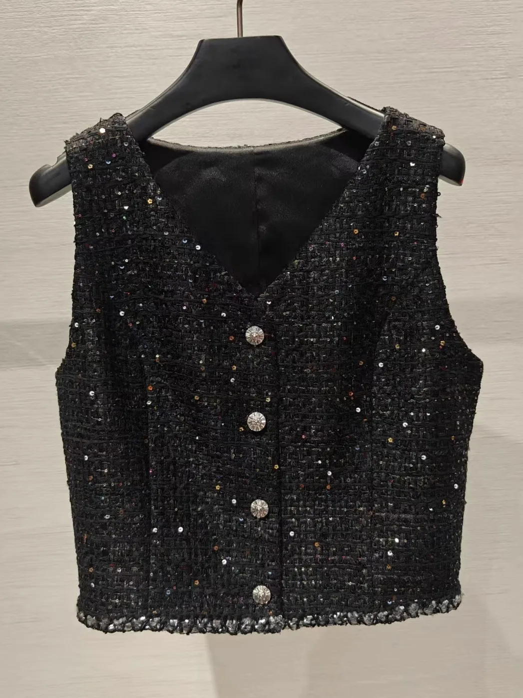 

Жилет Bla ort Svel, женский летний топ, внутренняя одежда, верхняя одежда Ele, одежда для поездок на работу, V-Ne, цвет на пуговицах