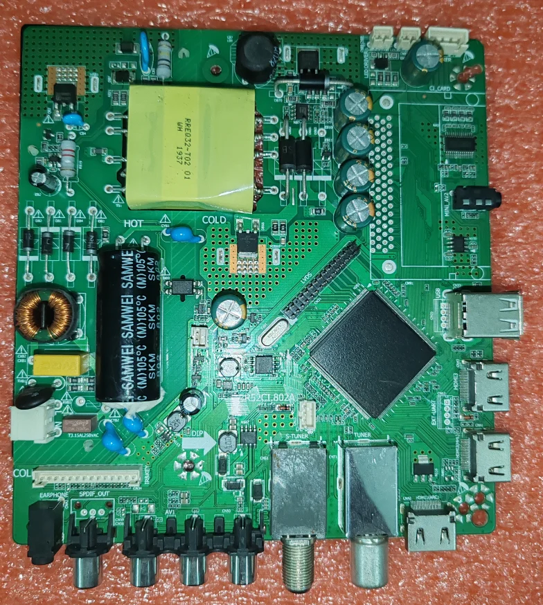 RR52CI.802A  RR52CI.812A   Three in one TV motherboard, tested well, physical photo