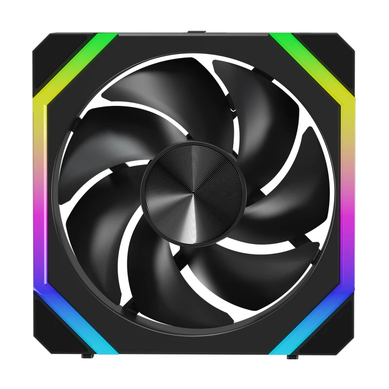 JUMPEAK CS120 ARGB مروحة تبريد 240 مللي متر وحدات تكويم الربط PWM صامت 120 مللي متر RGB المشجعين للألعاب حافظة الكمبيوتر وحدة المعالجة المركزية مبرد المياه