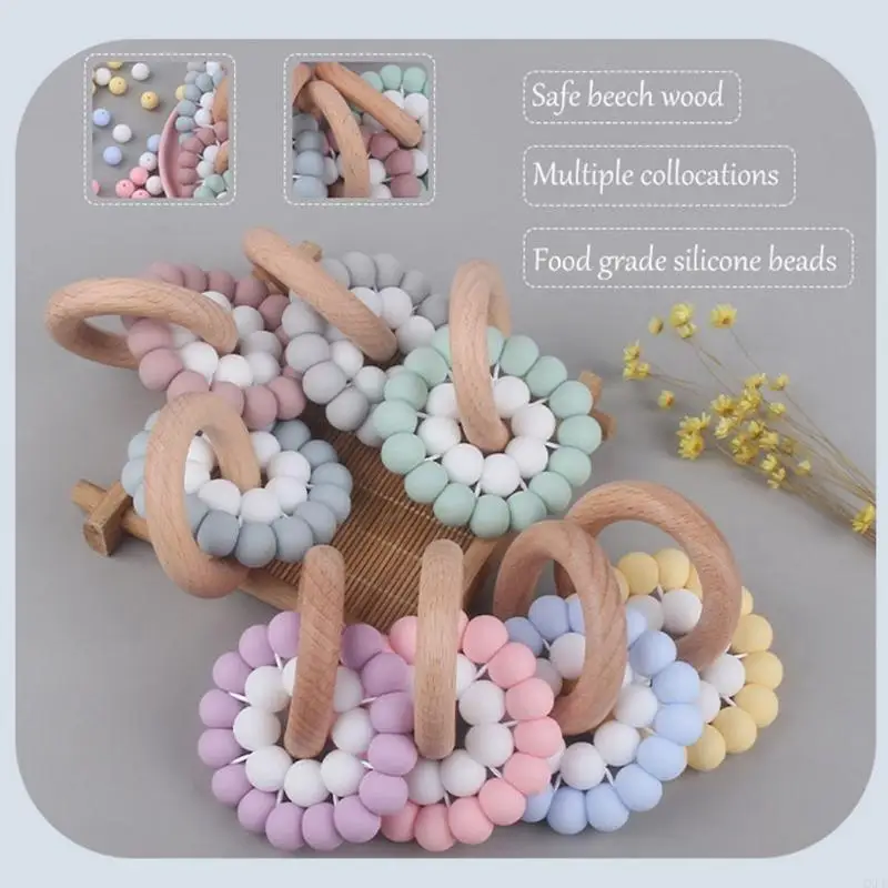 delicato-sollievo-per-dentizione-dei-bambini-bracciale-massaggiagengive-con-anello-in-legno-con-perline-in-silicone-sicure-e