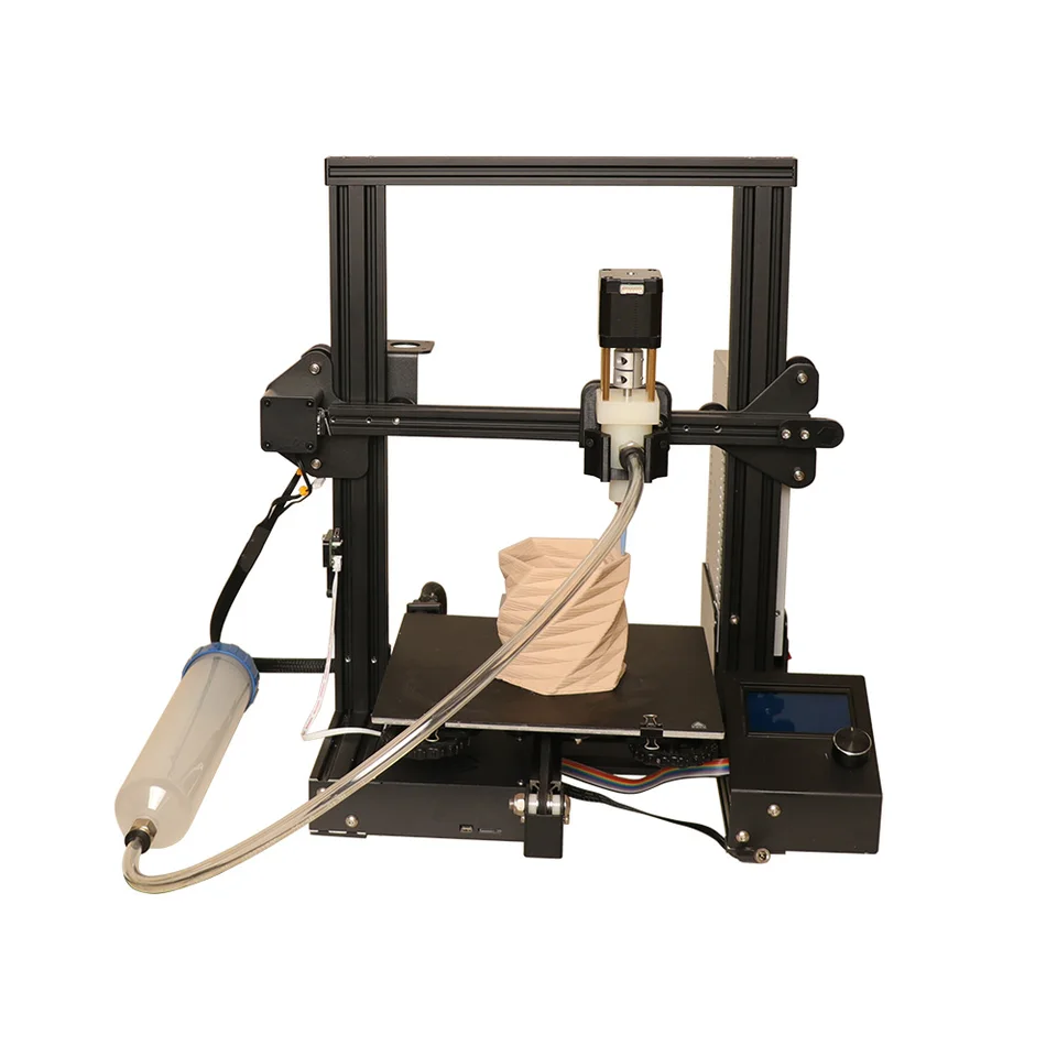 Ender 3Dプリンター 本体 (DIYでアップグレードされた) セラミック 3D プリンター、粘土プリンター Ender 3 CR-10