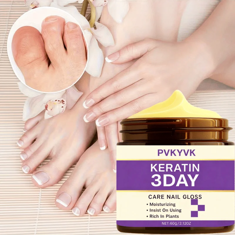 كريم العناية بالقدم 60 جرام - يعزز مظهر الأظافر المناسب للعناية بالأظافر الجافة والخشنة والهش وترطيب وتنعيمها