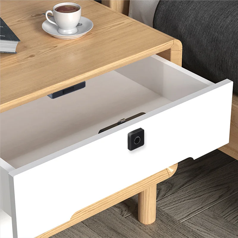 Biometric Fingerprint Lock Drawer Electronic Lock Fast Unlocking Furniture Privacy Lock File Storage Keyless Lock for Home