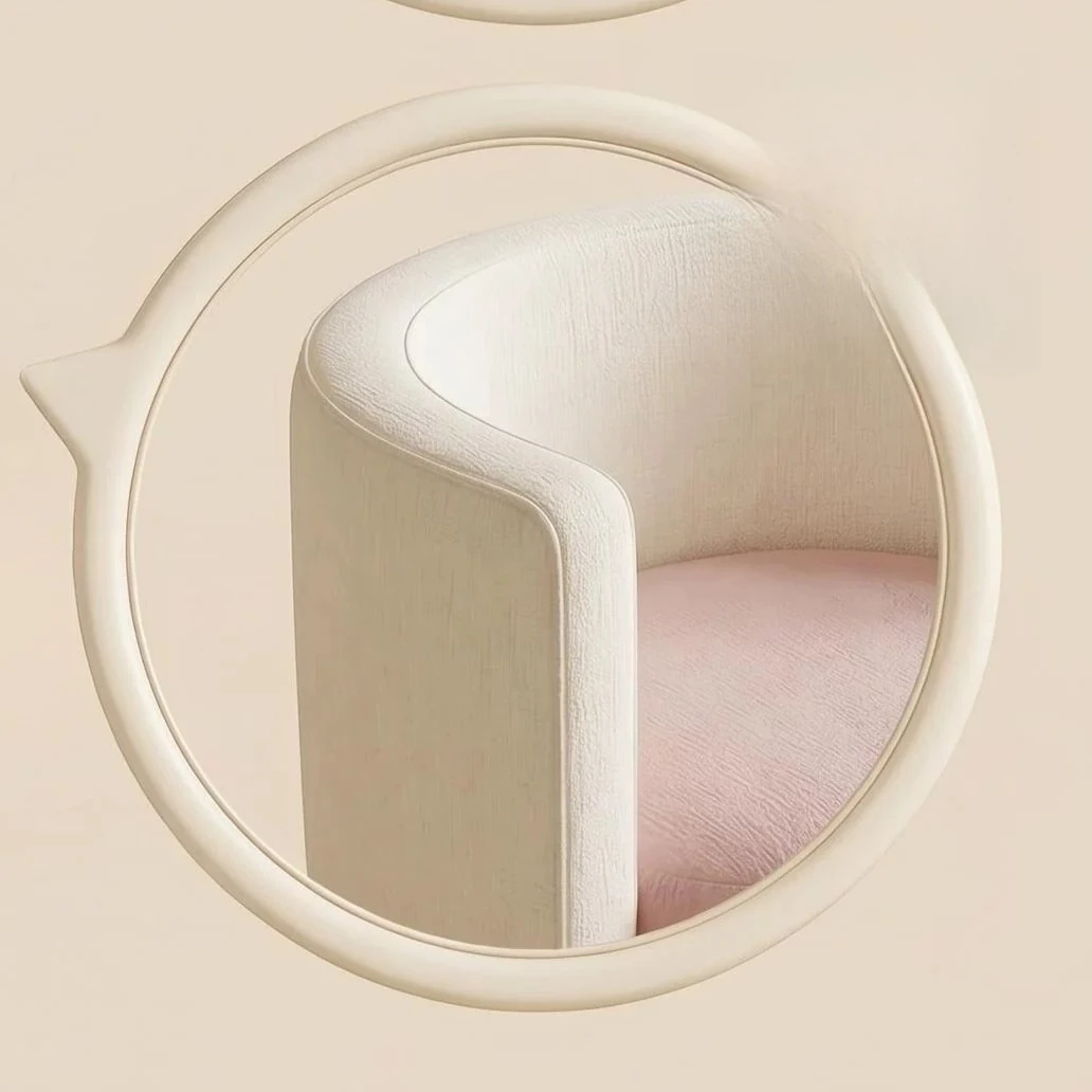Dressing Weird Vanity Stool Makeup Cute Pink Wooden Vanity Stool Bedroom Office Sillas Tocador Maquillaje Luxury Furniture - view 4
