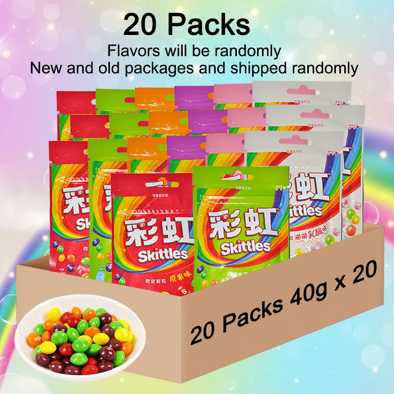 

Skittles Candy 1.41oz(40g)*20 Packs