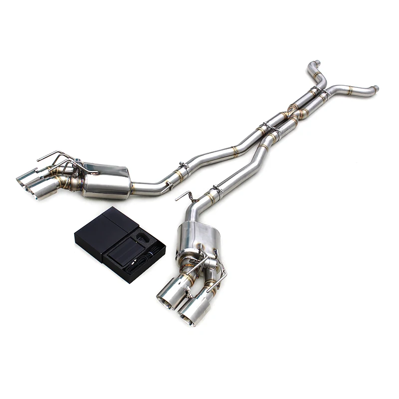 YK Catback For Chevrolet Camaro SS 6.2L 2010-2017 Upgrade Valved Catback Exhaust Cat Back Muffler Pipes With Remote Controller