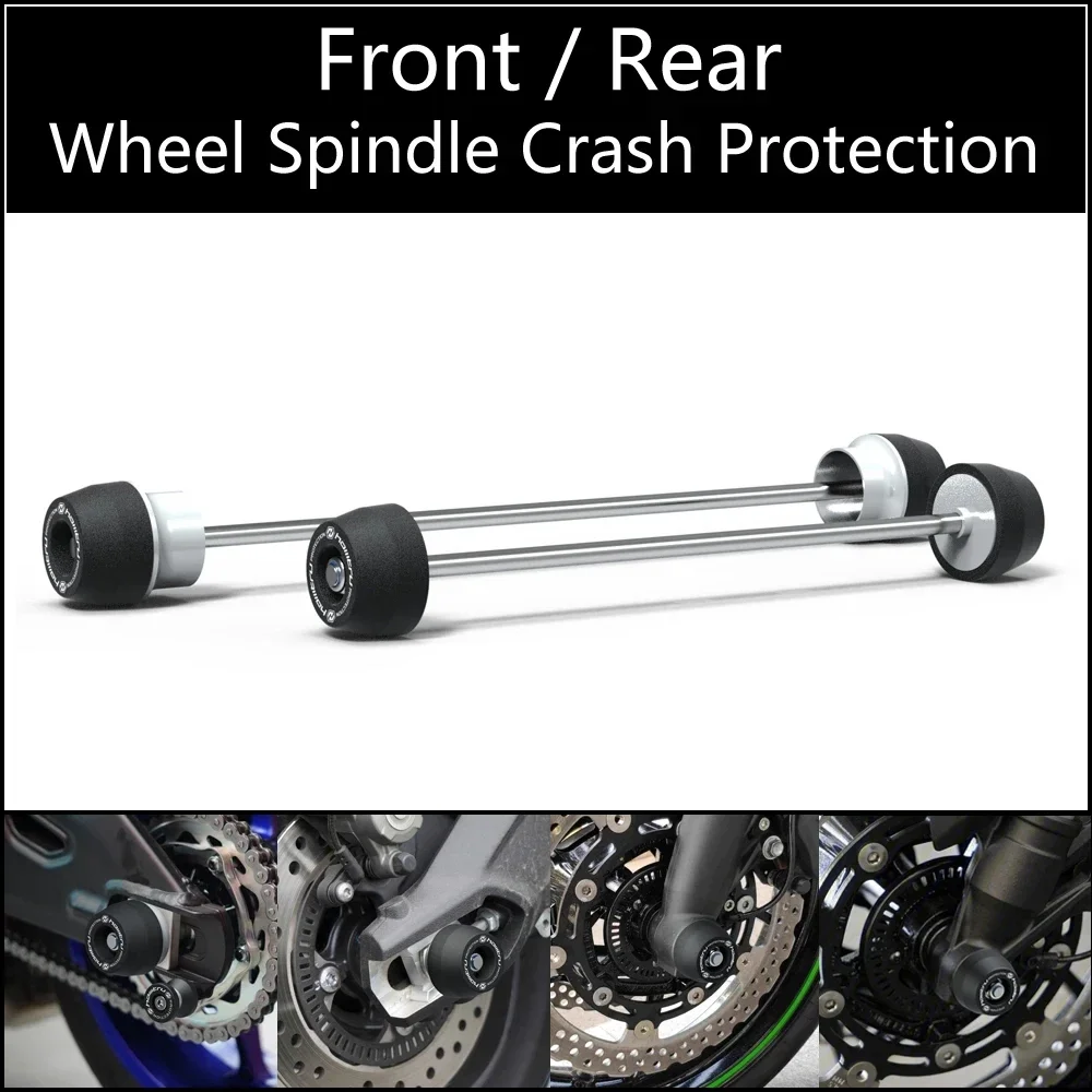 

Front Rear wheel Spindle Crash Protection For Kawasaki Z900 Z900 SE Z900RS 2017-2023