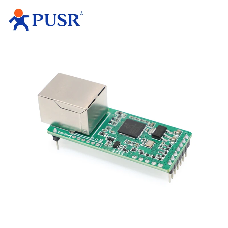 (Price for 4 Piece)PUSR TTL to Ethernet Module Plug-in packet design with 1*TTL, 1*RJ45 10Mbps ETH USR-TCP232-T0