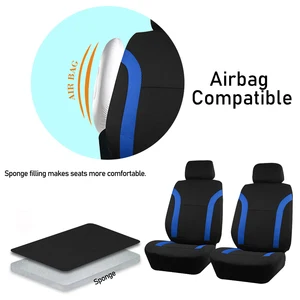 Auto Plus Universal 2 front seat covers fit for most cars SUV Truck Car Accessories 6 Main Sales Bank Cover Excavator - №6
