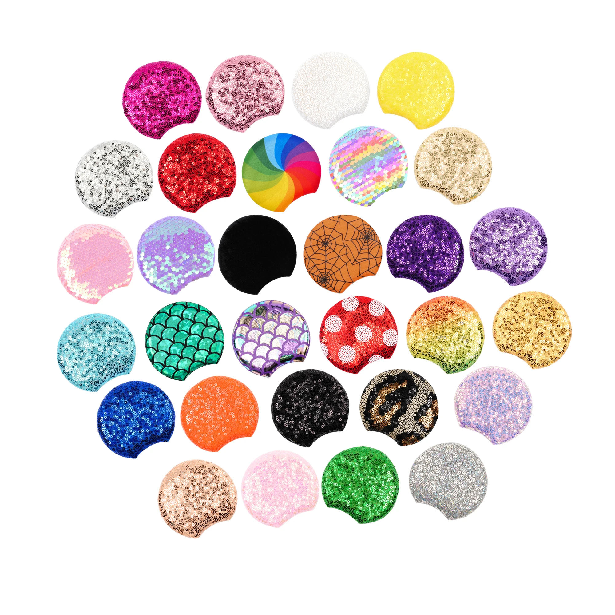 2 Paar/Set Großhandel Pailletten 3,5 Zoll Mausohren Dekoration Cartoon-Charakter Großhandel Stirnband Festival Party DIY Haaraccessoire