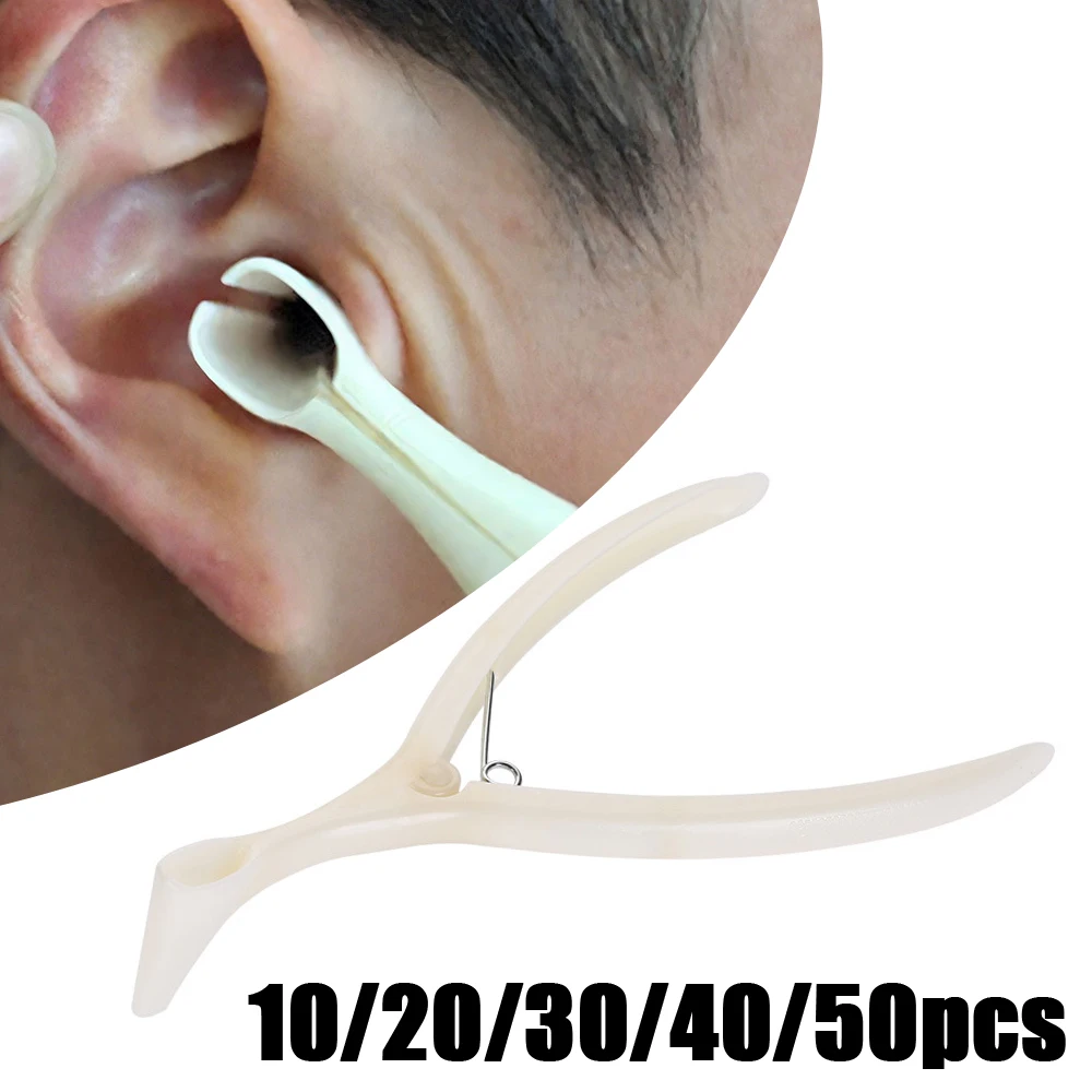 Disposable Nose Mirror Plastic Ear Canal Dilator Speculum Nostril Nose Pliers Nasal Cavity Examination Dilation Forceps Speculum