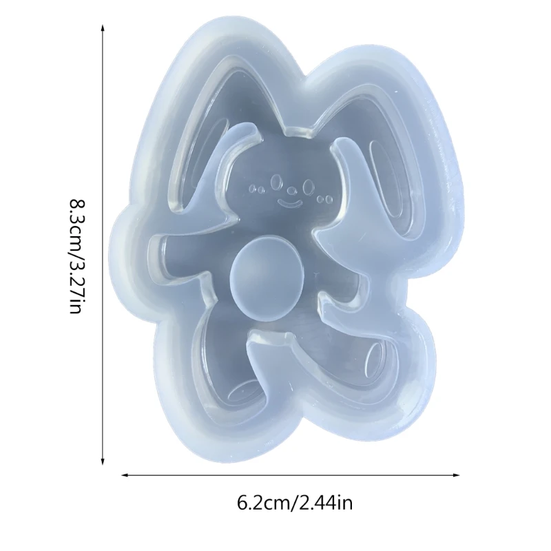 Stampo epossidico in silicone Stampo per creazione portachiavi fai-da-te per regalo