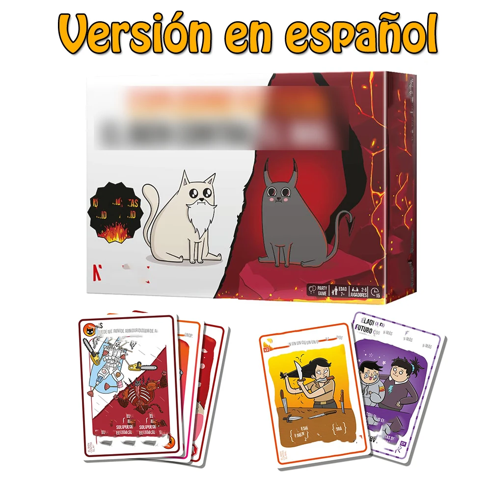 لعبة EK اللوحية espanol القط الأحمر الترفيه حفلة لعبة بطاقة الألعاب لعبة اللوحة ألعاب حفلات الأصدقاء مناسبة كهدية