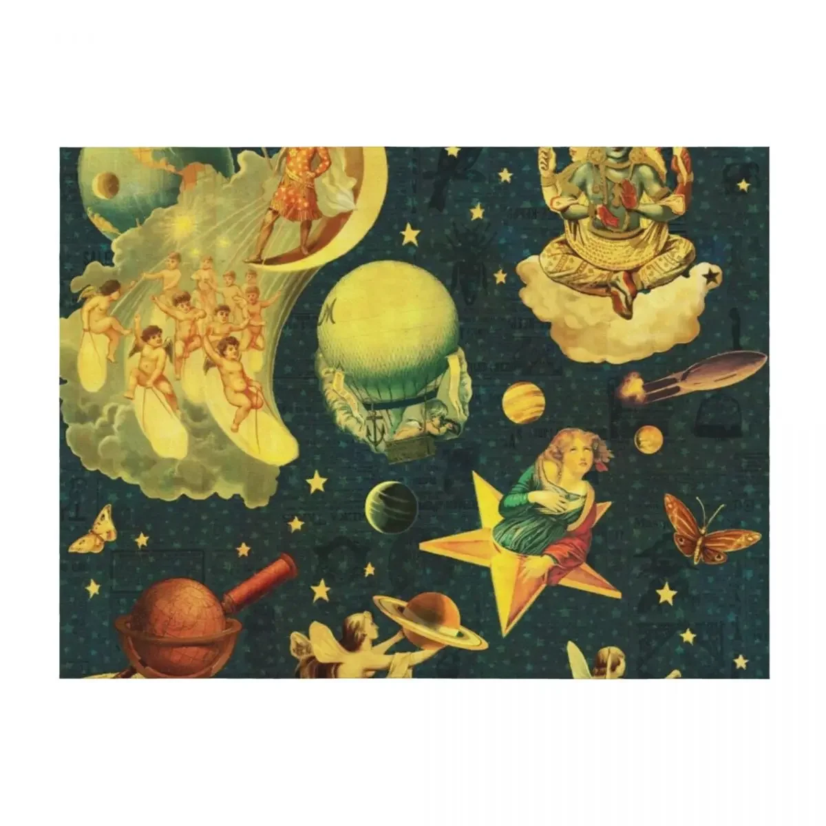 

smashing mellon collie star 2021 Throw Blanket Bed Flannel Fabric Softest Heavy Blankets